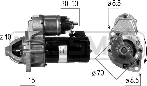 ERA 220536 - Стартер autodnr.net