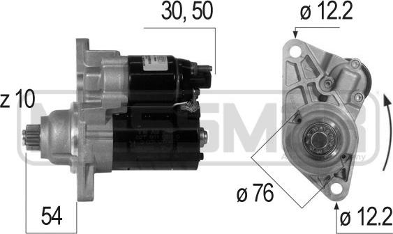 ERA 220544A - Стартер autocars.com.ua