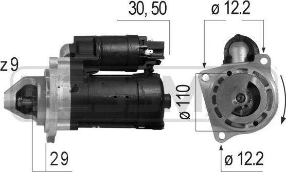 ERA 220549 - Стартер avtokuzovplus.com.ua