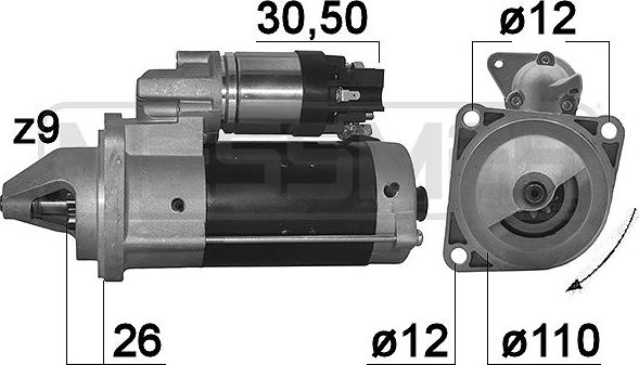 ERA 220550A - Стартер avtokuzovplus.com.ua