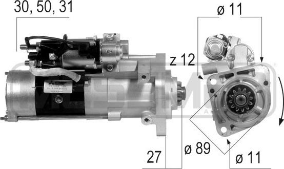 ERA 220564 - Стартер avtokuzovplus.com.ua