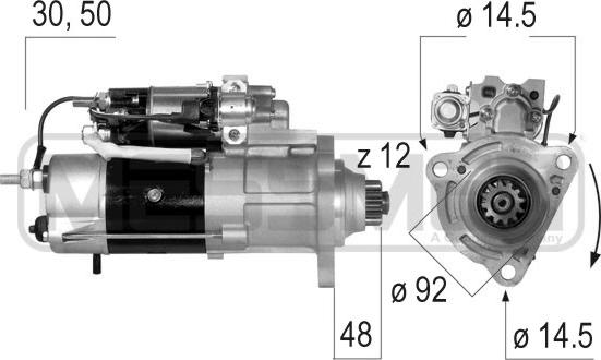 ERA 220574 - Стартер autocars.com.ua