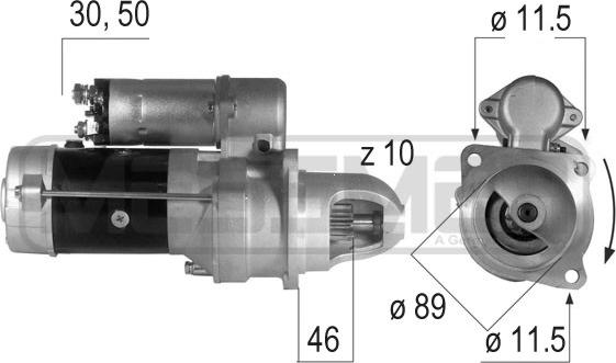 ERA 220601A - Стартер avtokuzovplus.com.ua