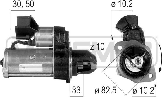 ERA 220613 - Стартер avtokuzovplus.com.ua