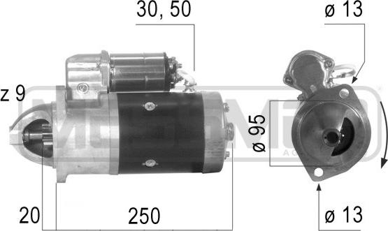 ERA 220621 - Стартер avtokuzovplus.com.ua