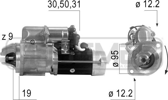 ERA 220624 - Стартер autocars.com.ua