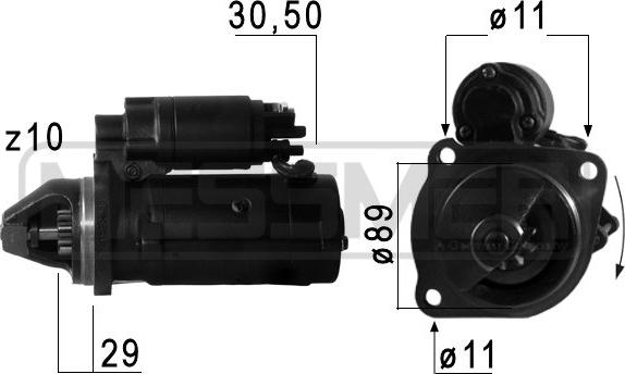 ERA 220701 - Стартер avtokuzovplus.com.ua