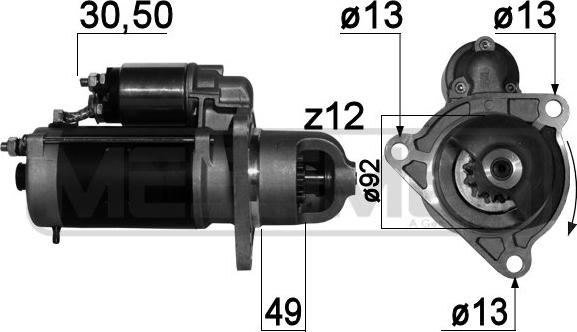 ERA 220726A - Стартер avtokuzovplus.com.ua