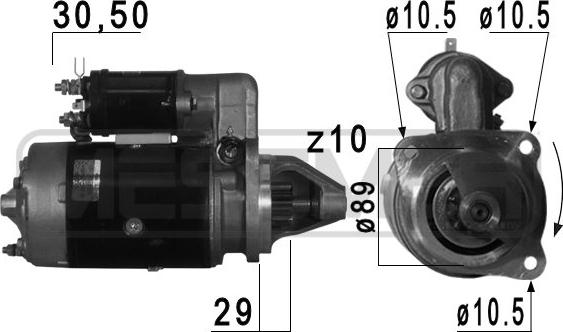 ERA 220741A - Стартер avtokuzovplus.com.ua