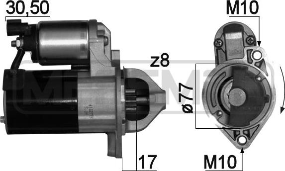 ERA 220 746 - Стартер avtokuzovplus.com.ua