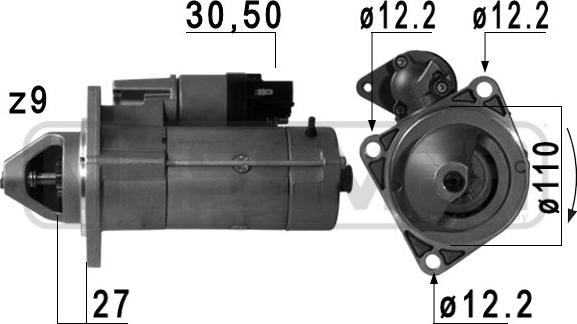 ERA 220753 - Стартер autocars.com.ua