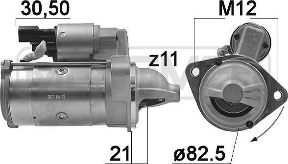 ERA 220800 - Стартер autocars.com.ua