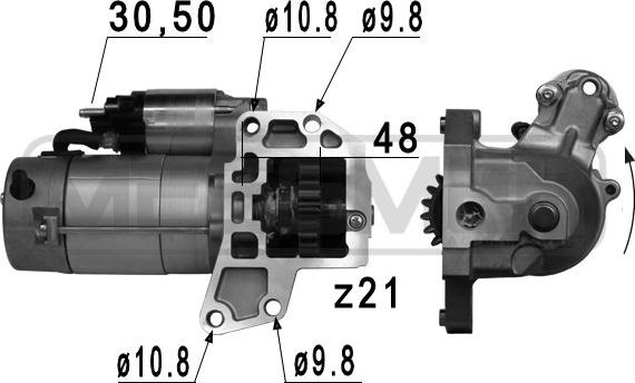 ERA 220801 - Стартер avtokuzovplus.com.ua