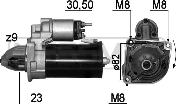 ERA 220817 - Стартер autocars.com.ua