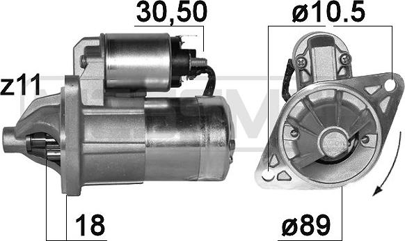 ERA 220823A - Стартер avtokuzovplus.com.ua