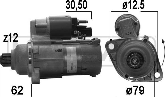 ERA 220825 - Стартер autocars.com.ua