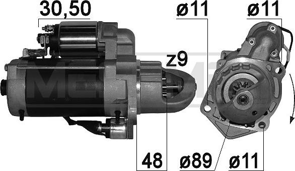 ERA 220857A - Стартер autocars.com.ua