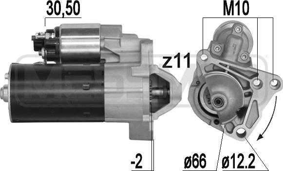 ERA 220882A - Стартер autocars.com.ua