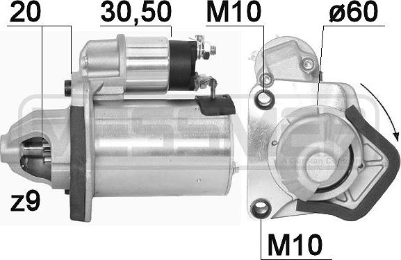 ERA 220895A - Стартер avtokuzovplus.com.ua