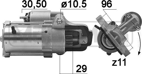 ERA 220897 - Стартер avtokuzovplus.com.ua