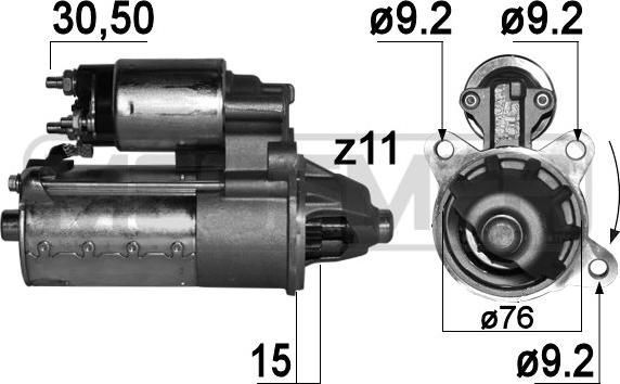 ERA 220899 - Стартер autocars.com.ua