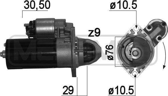 ERA 220913 - Стартер autocars.com.ua