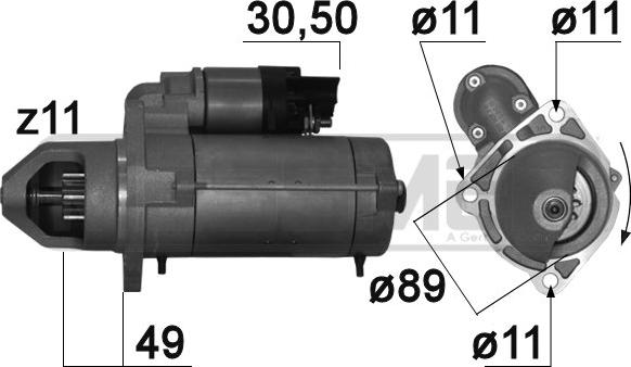 ERA 220915 - Стартер autocars.com.ua