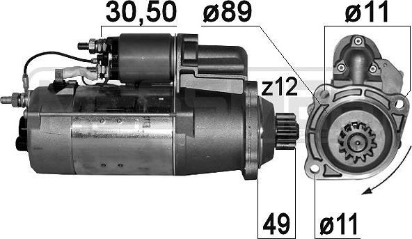 ERA 220916 - Стартер autocars.com.ua