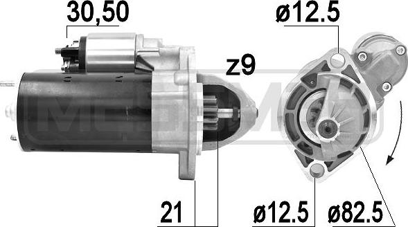 ERA 220931A - Стартер autocars.com.ua