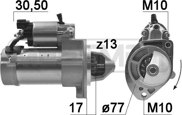 ERA 220936A - Стартер avtokuzovplus.com.ua