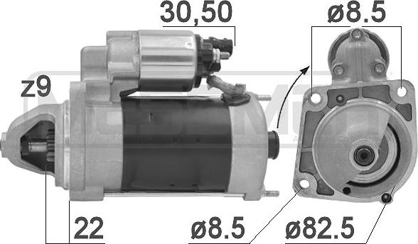 ERA 220942A - Стартер avtokuzovplus.com.ua