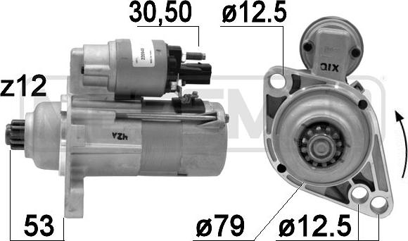 ERA 220948 - Стартер autocars.com.ua