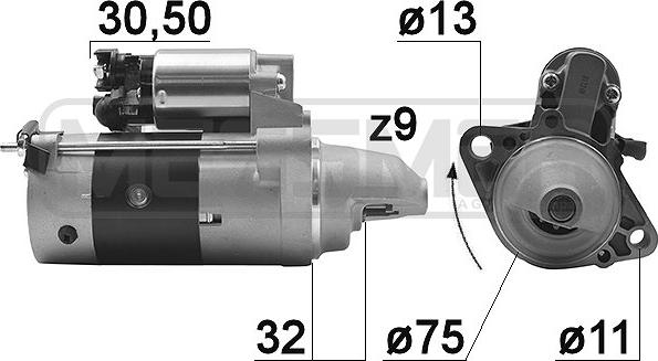 ERA 220958A - Стартер avtokuzovplus.com.ua