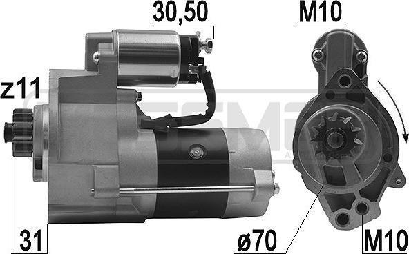 ERA 220959A - Стартер autocars.com.ua