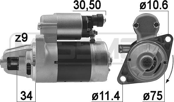 ERA 220965A - Стартер avtokuzovplus.com.ua