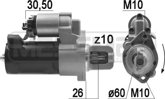 ERA 220971A - Стартер autocars.com.ua