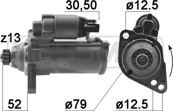 ERA 220985 - Стартер autocars.com.ua