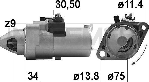 ERA 220988A - Стартер avtokuzovplus.com.ua