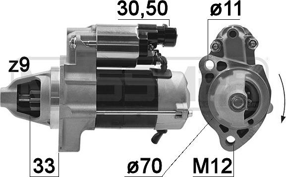 ERA 220998A - Стартер autocars.com.ua