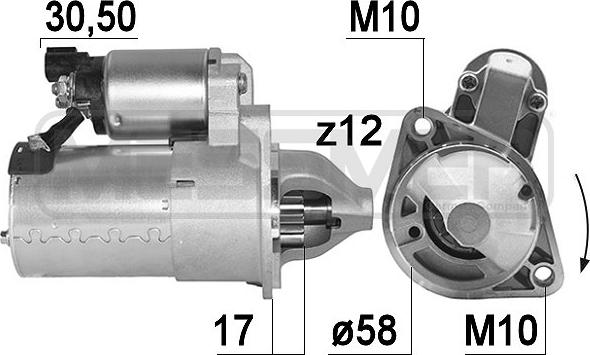 ERA 221000 - Стартер autocars.com.ua