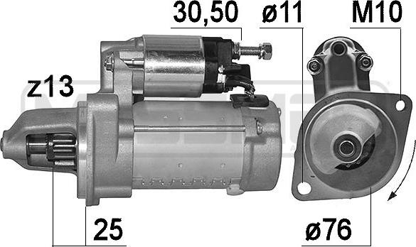 ERA 221014A - Стартер autocars.com.ua