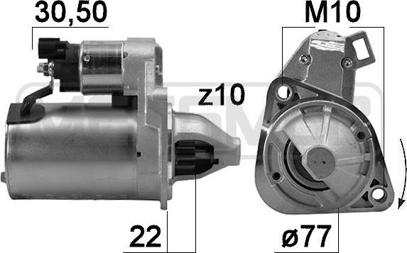 ERA 221029 - Стартер autocars.com.ua