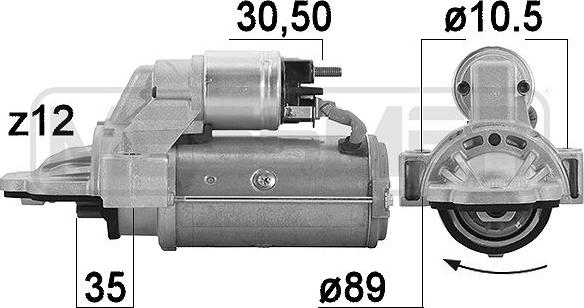 ERA 221032 - Стартер avtokuzovplus.com.ua