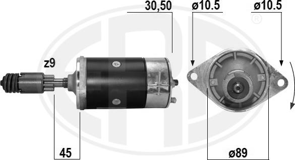 ERA 221078A - Стартер avtokuzovplus.com.ua