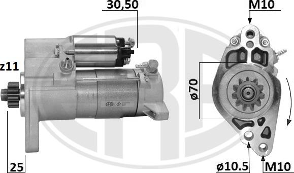 ERA 221079A - Стартер avtokuzovplus.com.ua