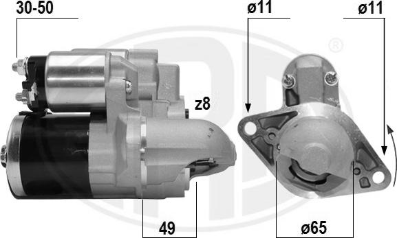 ERA 221084A - Стартер autocars.com.ua