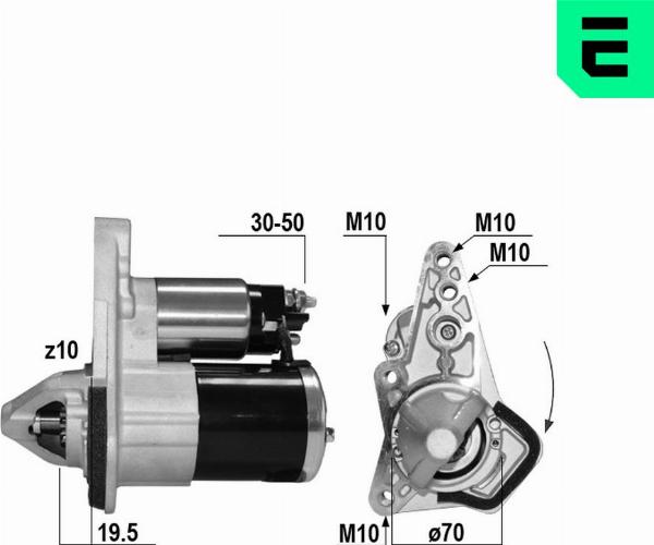 ERA 221095A - Стартер autocars.com.ua