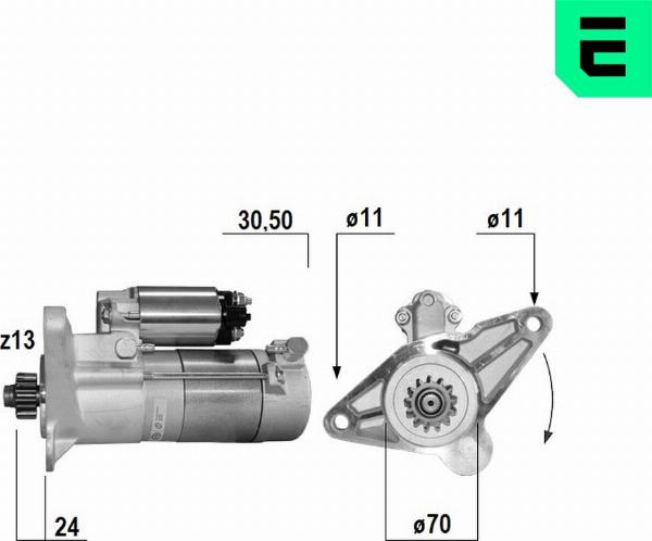 ERA 221102A - Стартер autocars.com.ua