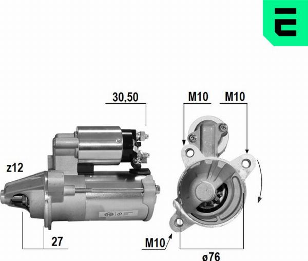 ERA 221104A - Стартер autocars.com.ua