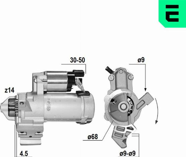 ERA 221156A - Стартер autocars.com.ua